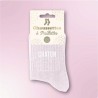 Chaussettes paillettes roses avec message "Chaton" pour femmes