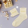 Idée cadeau femme chaussettes à paillettes Brillante