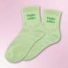Chaussettes à paillettes vertes Mojito Addict