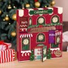 Cadeau de Noël chaussettes à paillettes calendrier de l'avant-après