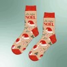 Chaussette à paillette Noël La mère Noël