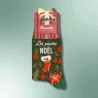 Chaussette paillette Noël femme La Paire Noël