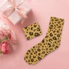 Chaussettes paillettes léopard pour femme