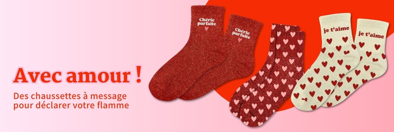 Banniere chaussettes amour